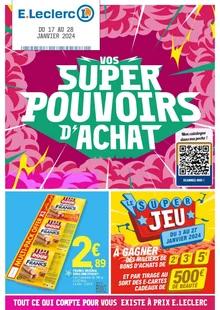 Catalogue promo e.leclerc du 17 au 28 janvier 2024