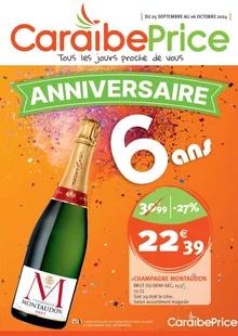 Catalogue promo caraibe price du 25 septembre au 6 octobre 2024