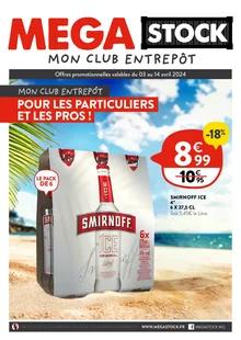 Catalogue promo mega stock du 3 au 14 avril 2024