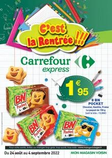 Catalogue promo carrefour express du 24 août au 4 septembre 2022
