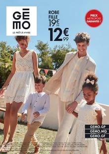 image de couverture du cataloque Gémo, le prêt-à-vivre