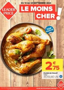 Catalogue promo leader price du 13 au 24 septembre 2023