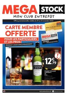 Catalogue promo mega stock du 1 au 12 octobre 2023