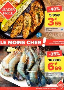Catalogue promo leader price du 31 janvier au 11 février 2024