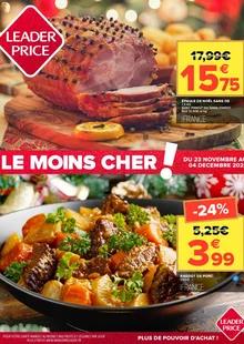 Catalogue promo leader price du 23 novembre au 4 décembre 2022
