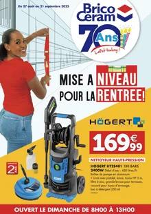 Catalogue promo bricoceram du 27 août au 21 septembre 2025