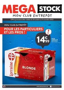 Catalogue promo mega stock du 26 octobre au 6 novembre 2022