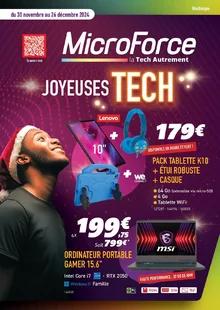 Catalogue promo microforce du 30 novembre 2024 au 26 janvier 2025