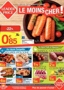 Catalogue promo leader price du 20 au 31 juillet 2022