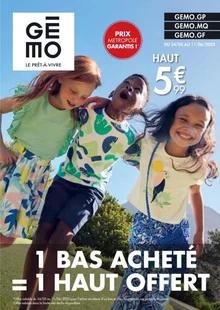 Image de couverture du cataloque 1 bas acheté = 1 haut offert