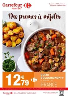 Catalogue promo carrefour market du 24 janvier au 4 février 2024