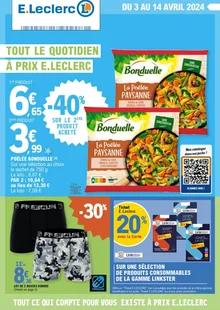 Catalogue promo e.leclerc du 3 au 14 avril 2024