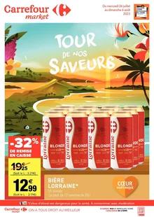 Catalogue promo carrefour market du 26 juillet au 6 août 2023