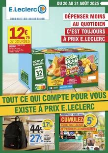 Catalogue promo e.leclerc du 20 au 31 août 2025