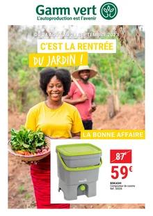 Catalogue promo gamm vert du 24 août au 23 septembre 2023