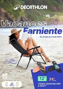 Catalogue promo decathlon du 22 juin au 4 août 2024