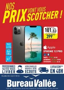 Catalogue promo bureau vallée du 4 au 21 septembre 2024