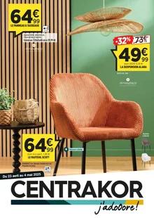 Catalogue promo centrakor du 23 avril au 4 mai 2025