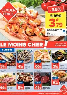 Catalogue promo leader price du 14 au 25 février 2024
