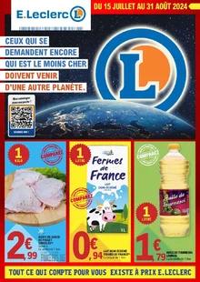 Catalogue promo e.leclerc du 15 juillet au 31 août 2024