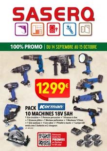 Catalogue promo saserq du 14 septembre au 15 octobre 2022