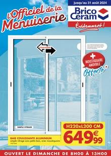Catalogue promo bricoceram du 29 juillet au 31 août 2024