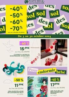 Catalogue promo nature & découvertes du 3 au 30 octobre 2024