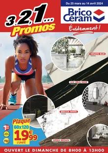 Catalogue promo bricoceram du 25 mars au 14 avril 2024