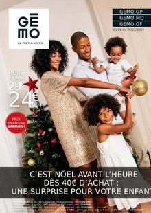 Catalogue promo gémo du 6 au 26 décembre 2023