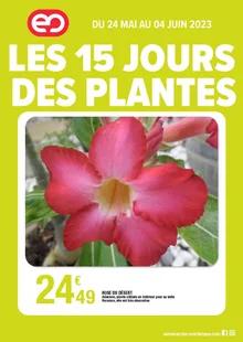 image de couverture du cataloque Les 15 jours des plantes