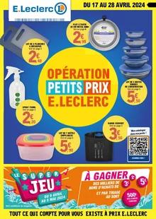 Image de couverture du cataloque Opération petits prix E.Leclerc