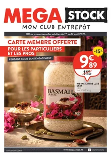  catalogue promo Mega Stock  