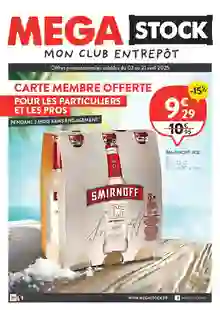  catalogue promo Mega Stock 