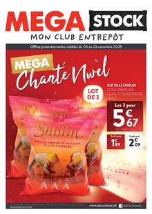  catalogue promo Mega Stock 
