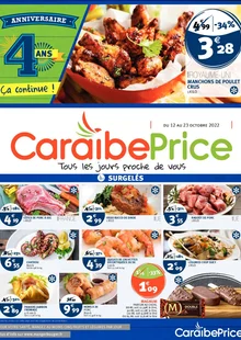  catalogue promo Caraibe Price 