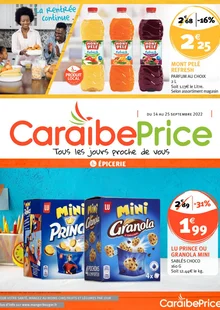  catalogue promo Caraibe Price 