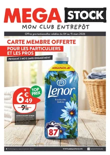  catalogue promo Mega Stock  