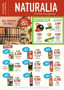  catalogue promo Naturalia  