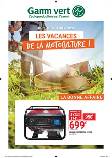  catalogue promo Gamm Vert 