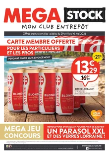  catalogue promo Mega Stock  