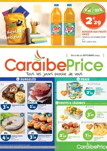  catalogue promo Caraibe Price 