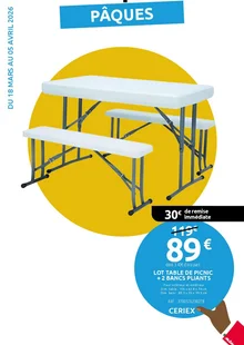  catalogue promo Mr Bricolage 