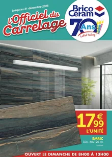  catalogue promo Bricoceram  