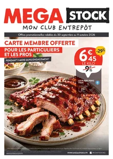  catalogue promo Mega Stock  