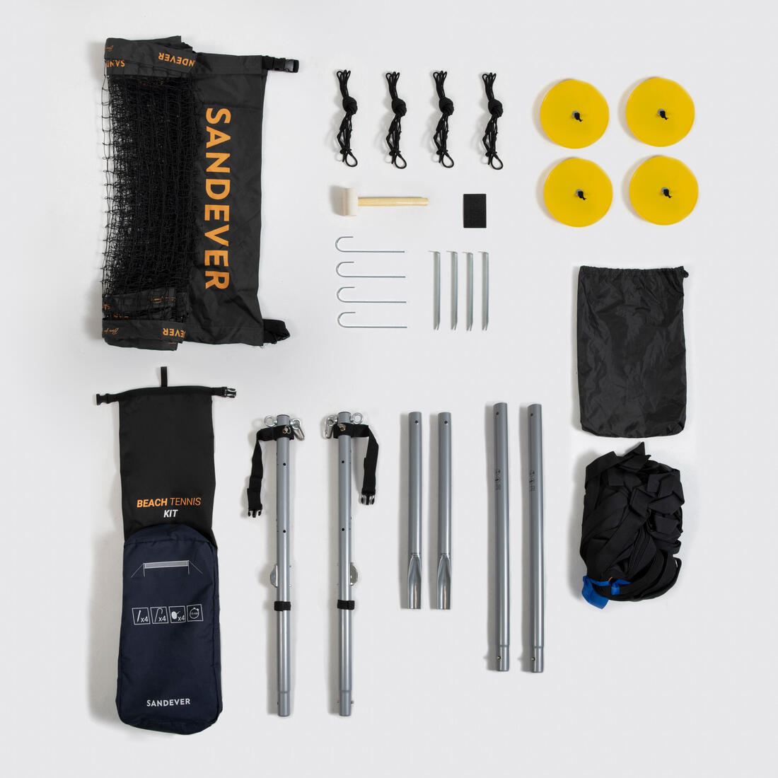 article en promo : Kit beach tennis btk 500 (poteaux, filet)