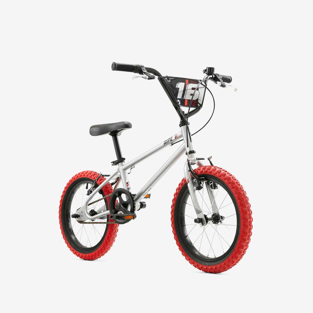 article en promo : Bmx enfant 16" wipe 500 gris 5-7 ans