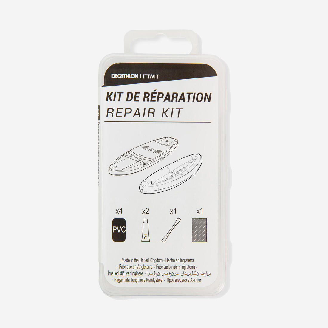 article en promo : Kit de réparation stand up paddle gonflable