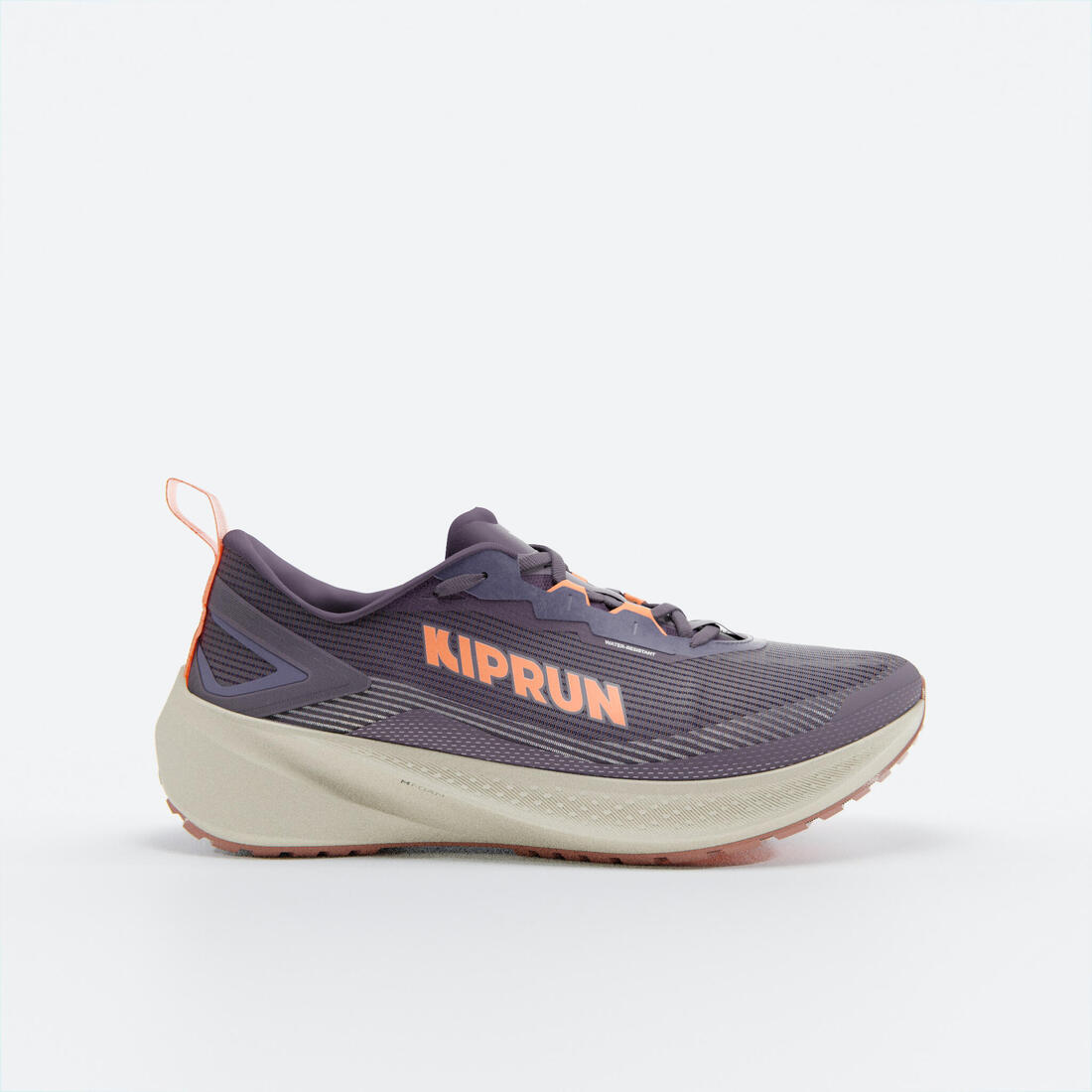 article en promo : Chaussures running déperlantes femme, kiprun kipcore wr, violette