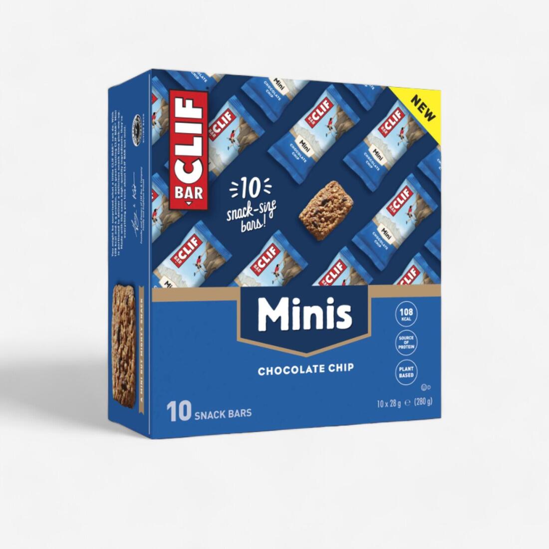 article en promo : Mini clif barre aux pépites de chocolat 10*28grs