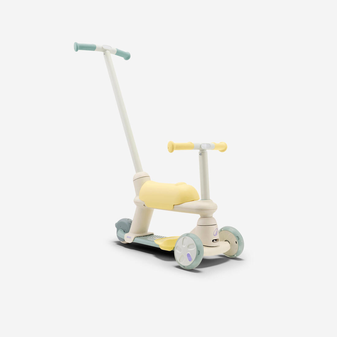 article en promo : Trottinette évolutive enfant 3 roues, 18 mois à 5 ans, b900 verdigri / jaune